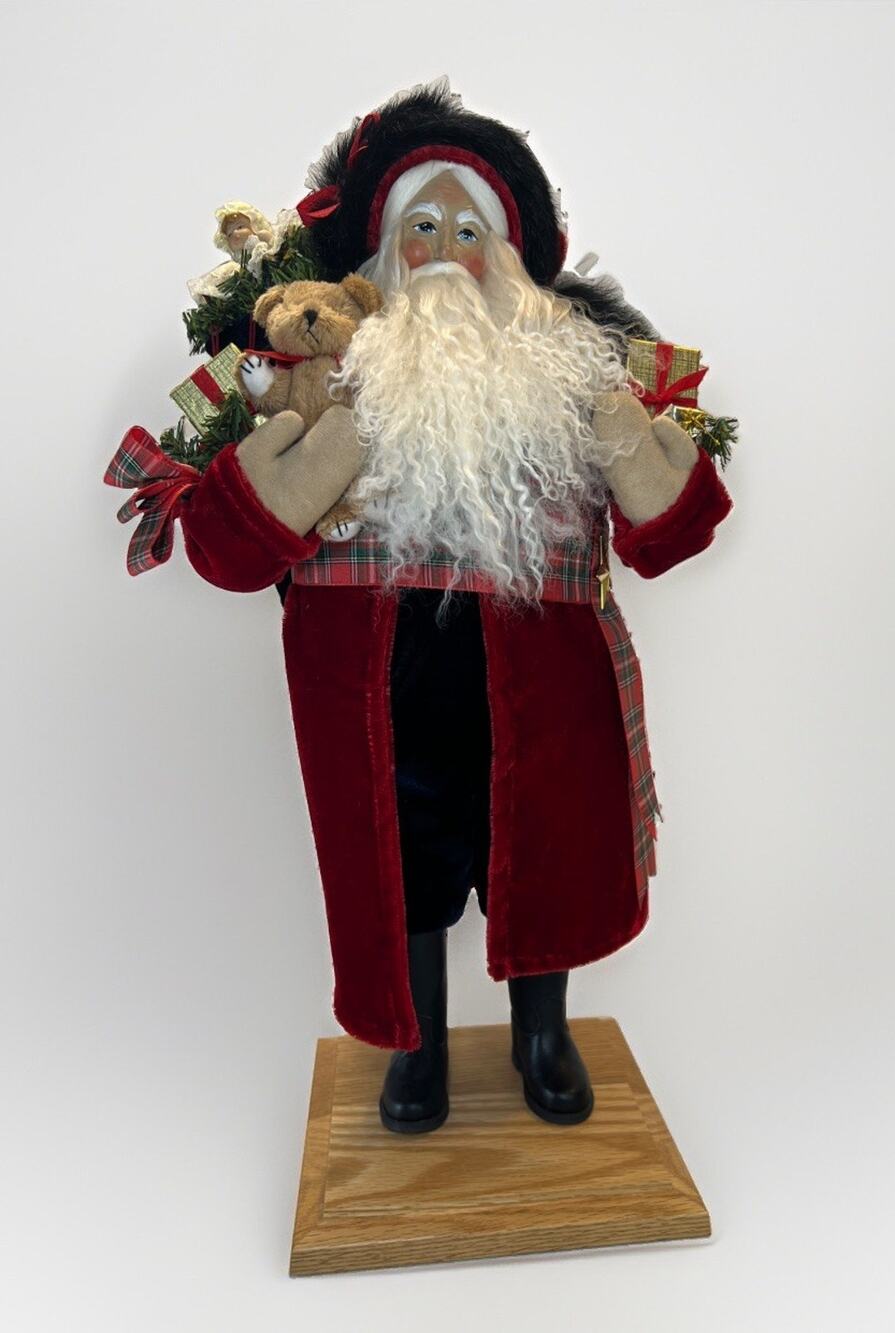 Vintage Lynn Haney Collection Americana Santa Style #2735 Signed 2007
